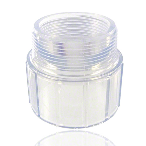 PVC U Transparent &Uuml;bergangsmuffennippel AG